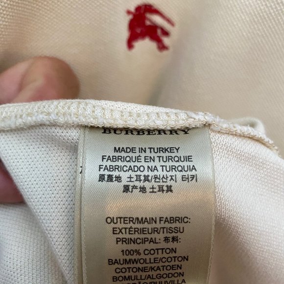 Burberry Brit Mens Polo Shirt Knit Size M - Picture 6 of 6